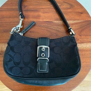 Authentic Coach Signature Swinger Bag - Black